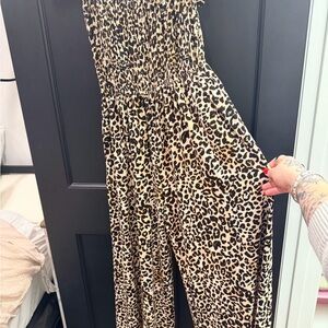 Leopard Print Jumpsuit